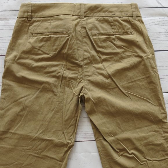 J. Crew Factory Stretch Cotton Blend Straight Leg Career Work Pants - Size 6S - Picture 3 of 6